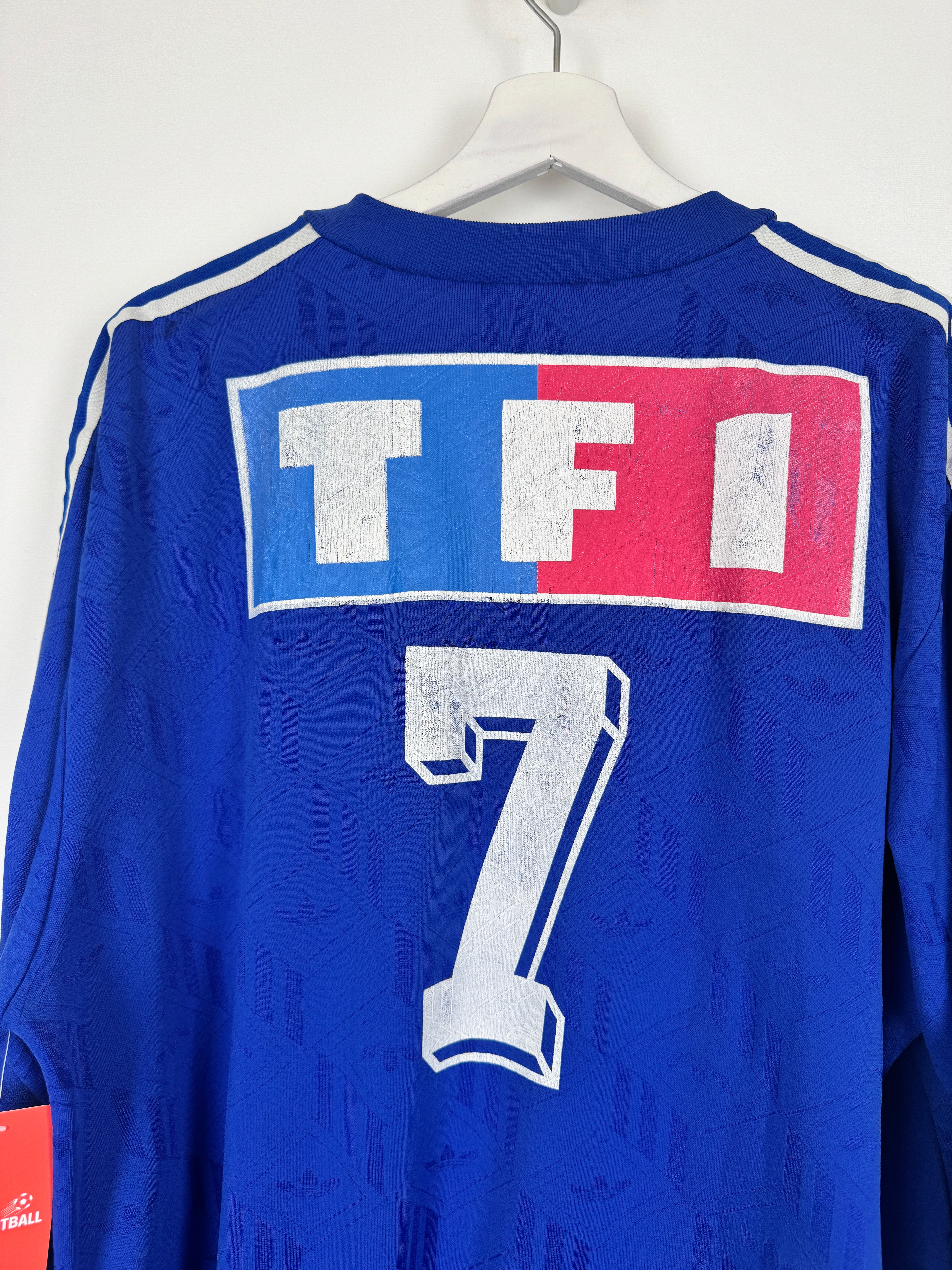 FRENCH CUP MATCH WORN FOOTBALL SHIRT NUMBER 7 (XL)