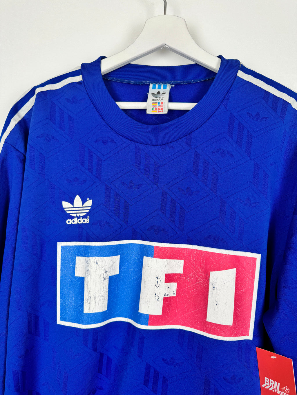 FRENCH CUP MATCH WORN FOOTBALL SHIRT NUMBER 7 (XL)