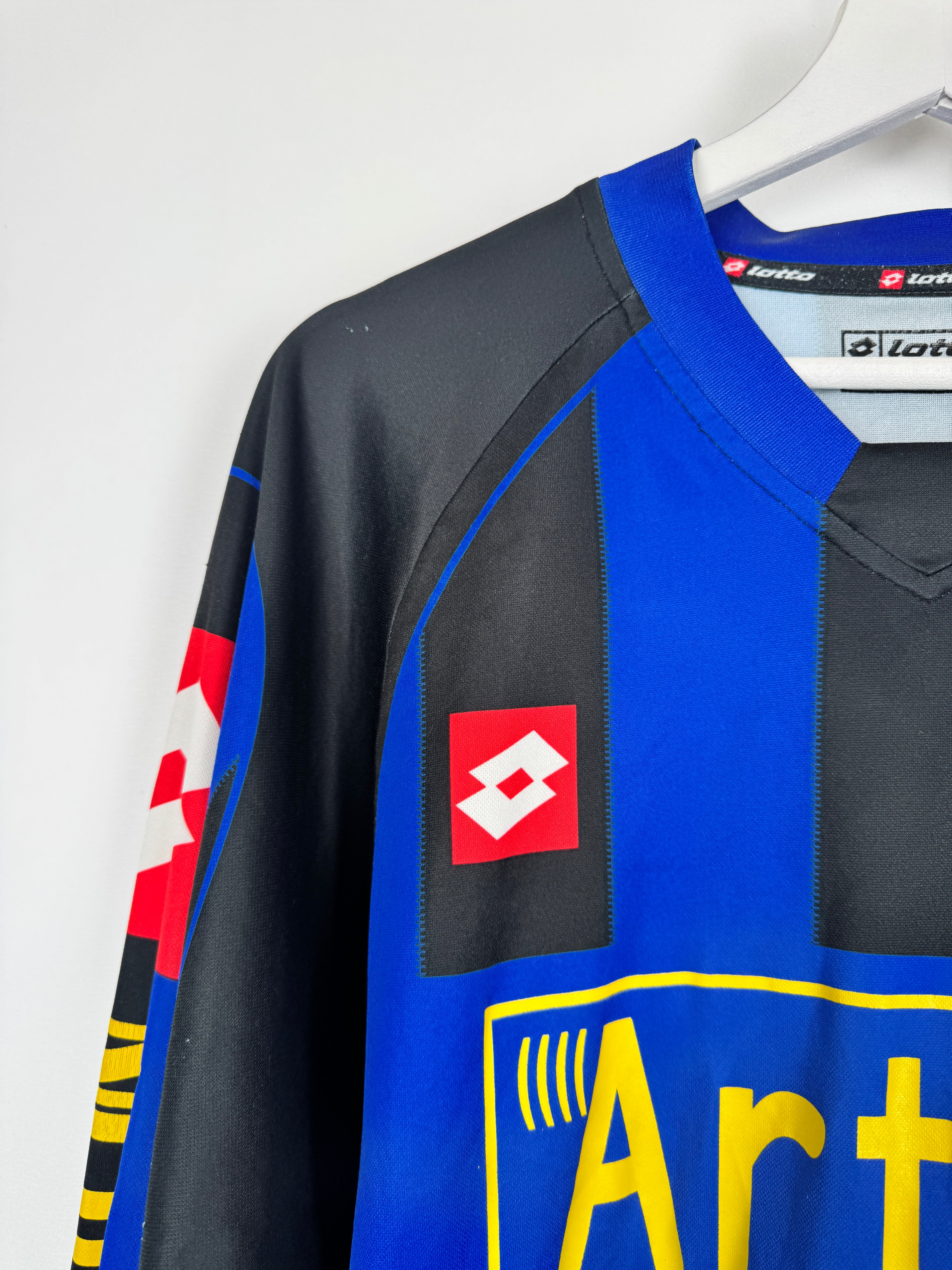 CHAMBLY FOOTBALL MATCH WORN SHIRT LONG SLEEVES NUMBER 2 (XL)