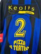 CHAMBLY FOOTBALL MATCH WORN SHIRT LONG SLEEVES NUMBER 2 (XL)