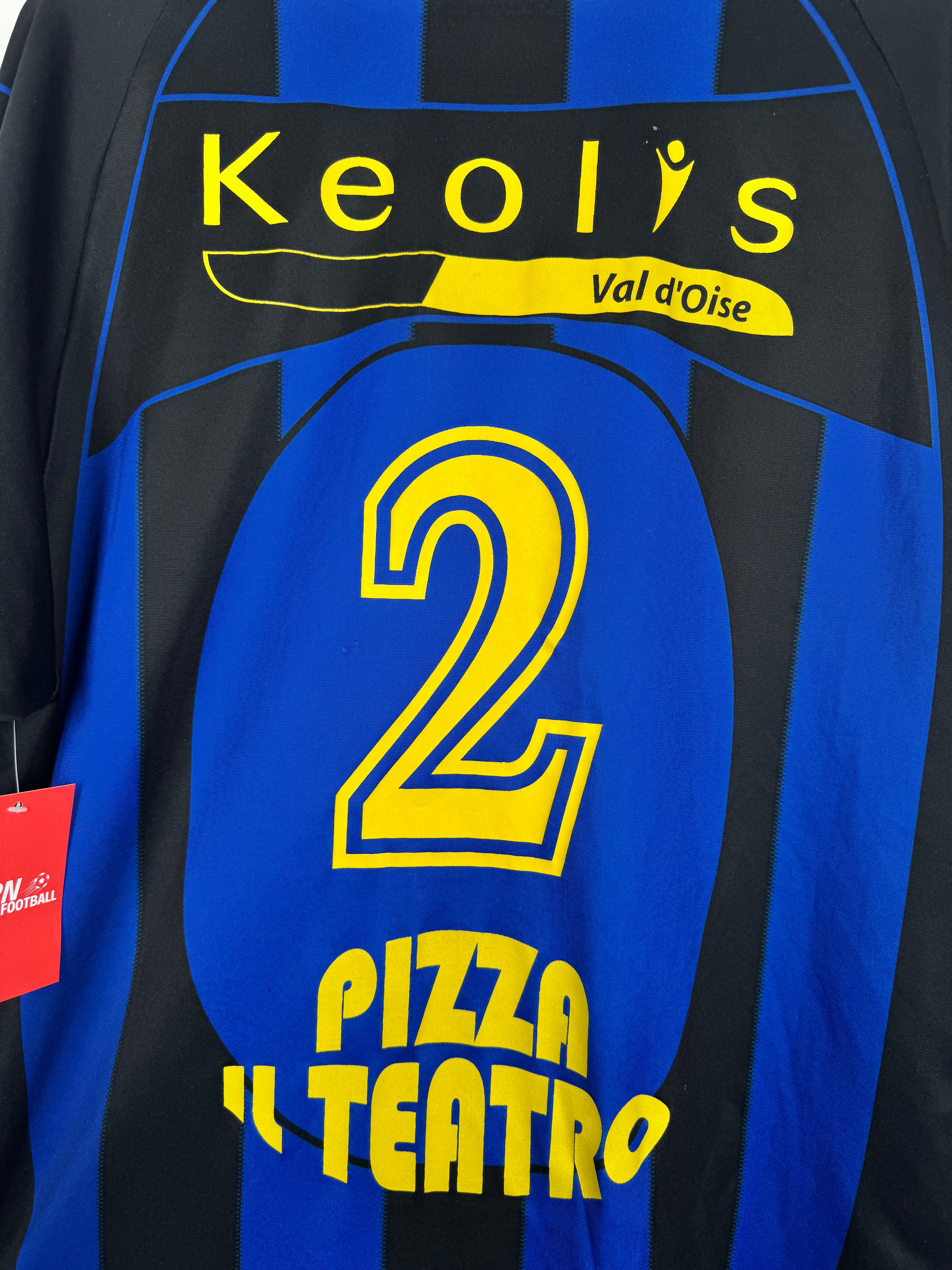 CAMISETA DE FÚTBOL CHAMBLY MATCH WORN MANGA LARGA NÚMERO 2 (XL)