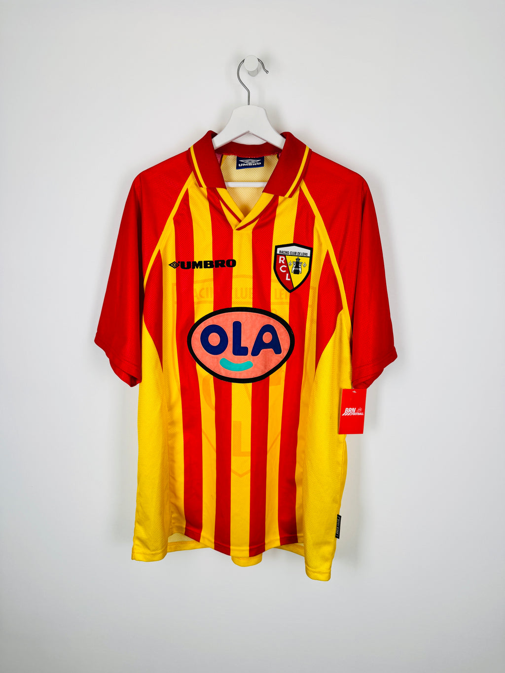 FOOTBALL SHIRT LENS 1998/1999 HOME (XL)