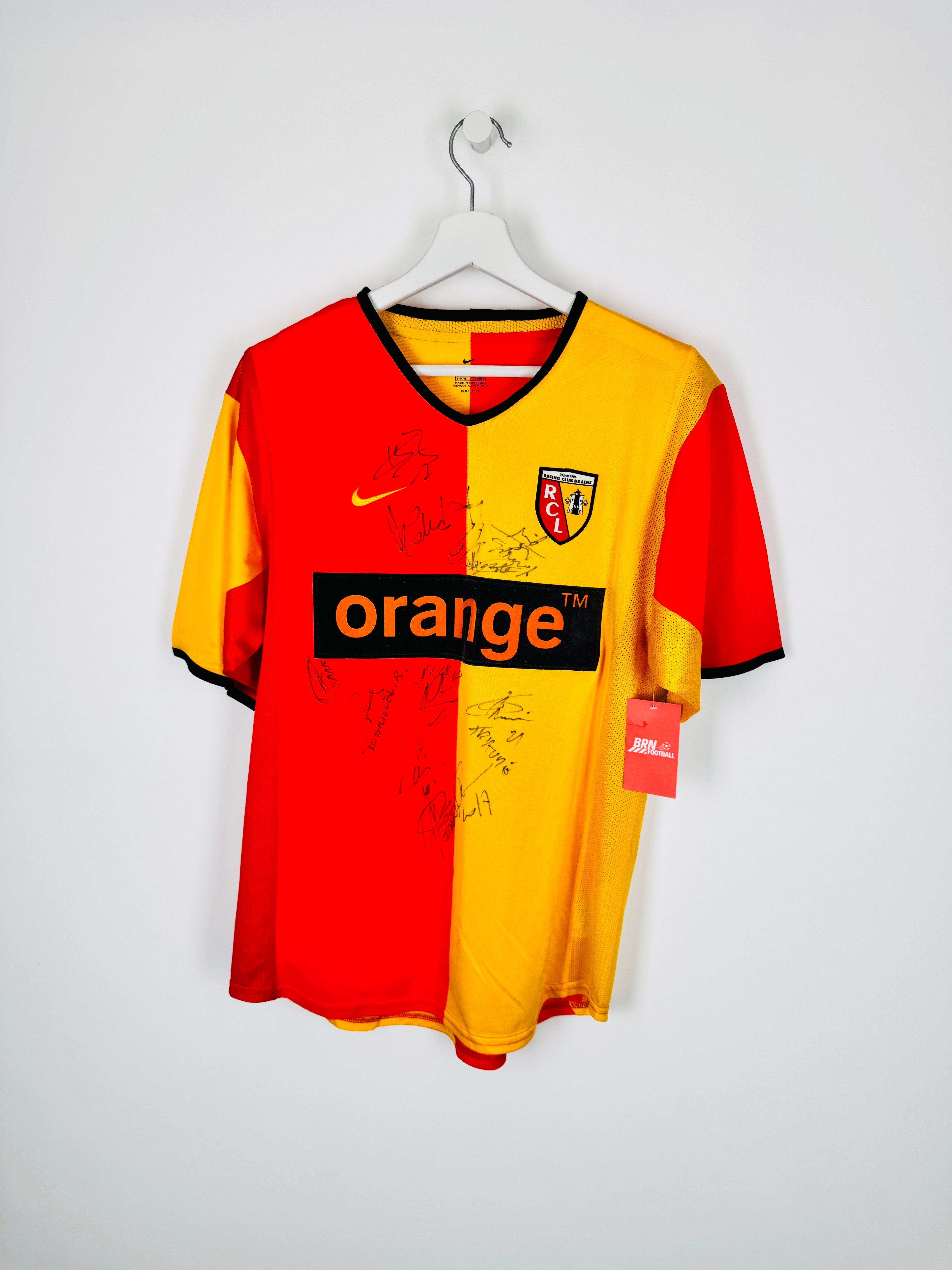 Maillot Gardien RC Lens Vintage Nike #1 Bonnet – Années 2000 – Taille XL