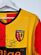 SIGNED LENS 2001/2002 HOME FOOTBALL JERSEY (S)