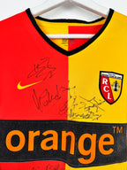 SIGNED LENS 2001/2002 HOME FOOTBALL JERSEY (S)