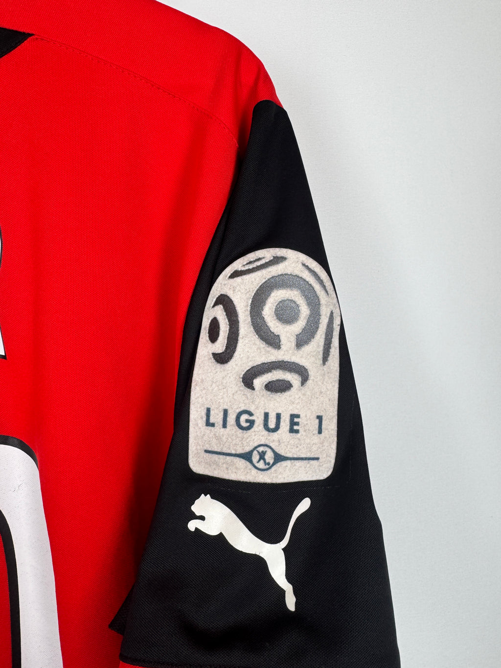 STADE RENNAIS FOOTBALL SHIRT 2013/2014 HOME MATCH WORN SHIRT - KADIR #10 (XL)