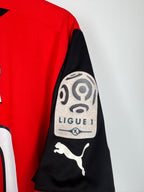 STADE RENNAIS FOOTBALL SHIRT 2013/2014 HOME MATCH WORN SHIRT - KADIR #10 (XL)