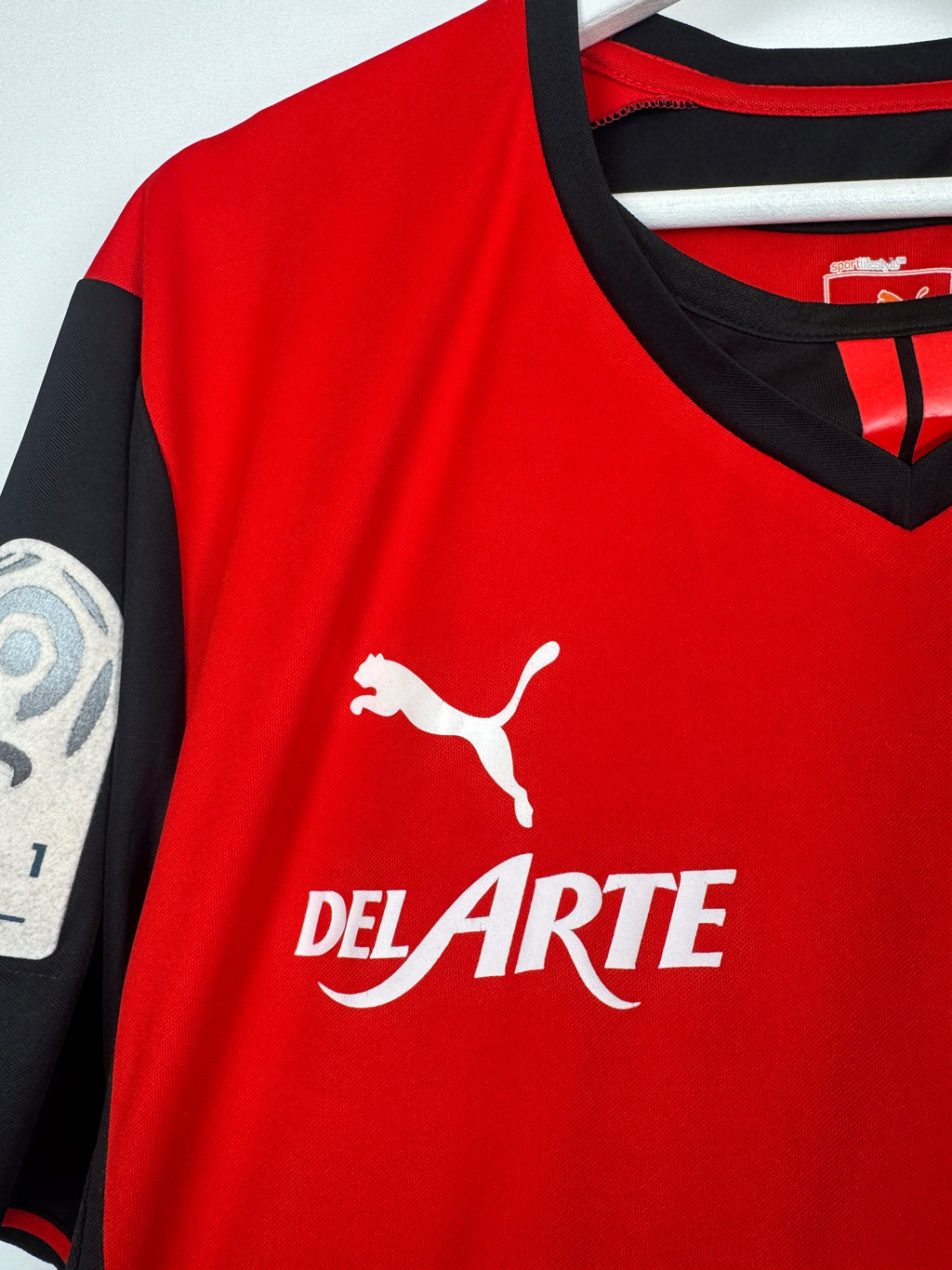 STADE RENNAIS FOOTBALL SHIRT 2013/2014 HOME MATCH WORN SHIRT - KADIR #10 (XL)