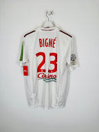 STADE BRESTOIS 2012/2013 HOME MATCH WORN FOOTBALL SHIRT - BIGNÉ #23 (M)