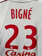 STADE BRESTOIS 2012/2013 HOME MATCH WORN FOOTBALL SHIRT - BIGNÉ #23 (M)