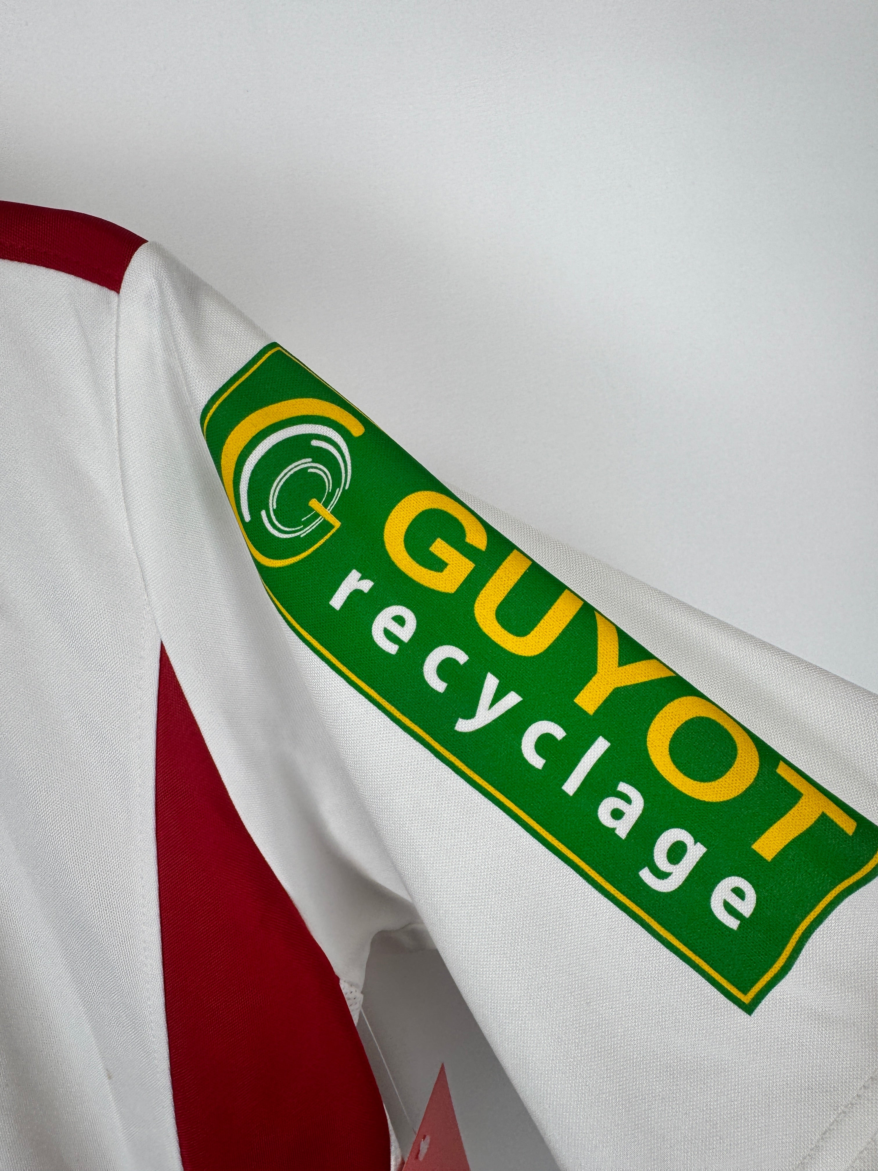 STADE BRESTOIS 2012/2013 HOME MATCH WORN FOOTBALL SHIRT - BIGNÉ #23 (M)