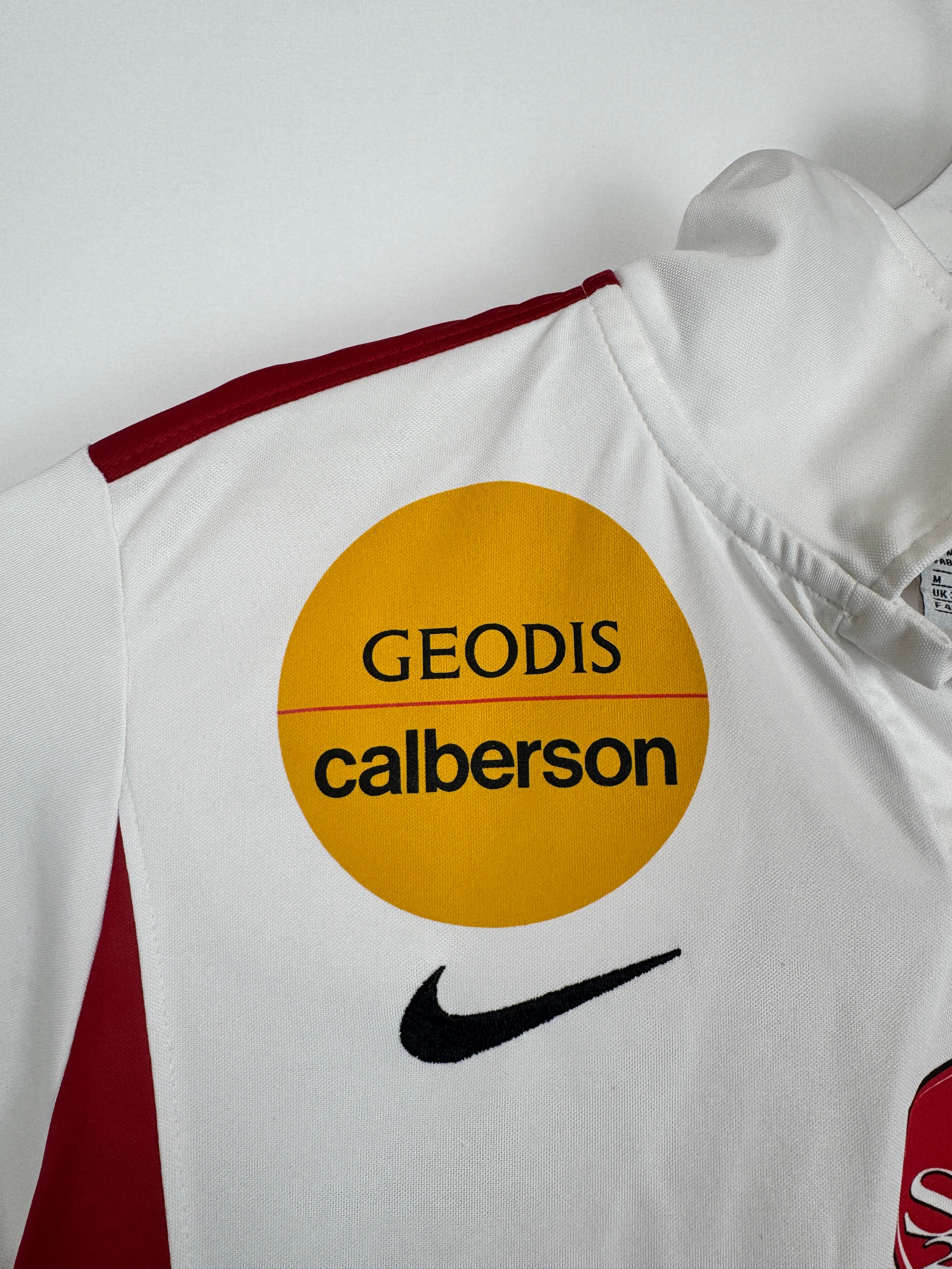 STADE BRESTOIS 2012/2013 HOME MATCH WORN FOOTBALL SHIRT - BIGNÉ #23 (M)