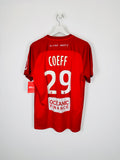 STADE BRESTOIS 2017/2018 HOME FOOTBALL SHIRT MATCH WORN - COEFF #29 SIGNED (L)