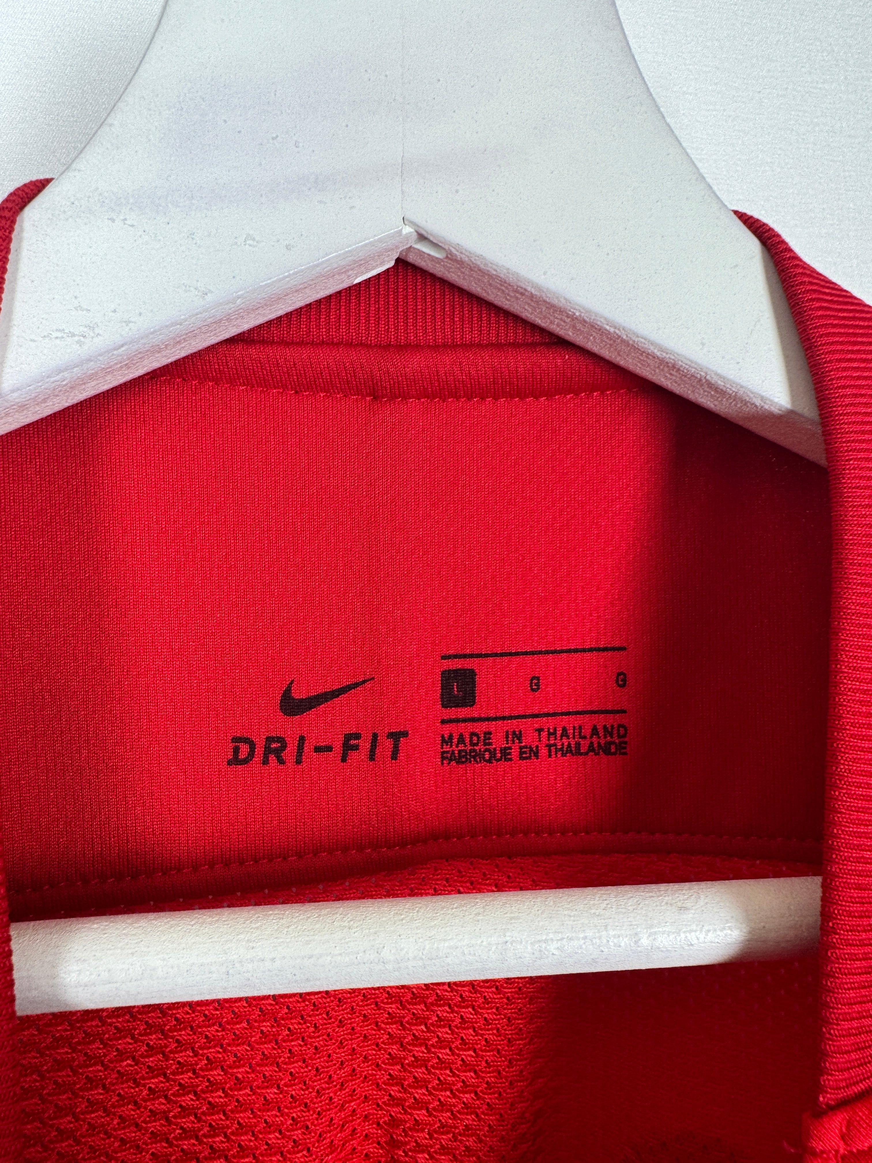 STADE BRESTOIS 2017/2018 HOME FOOTBALL SHIRT MATCH WORN - COEFF #29 SIGNED (L)