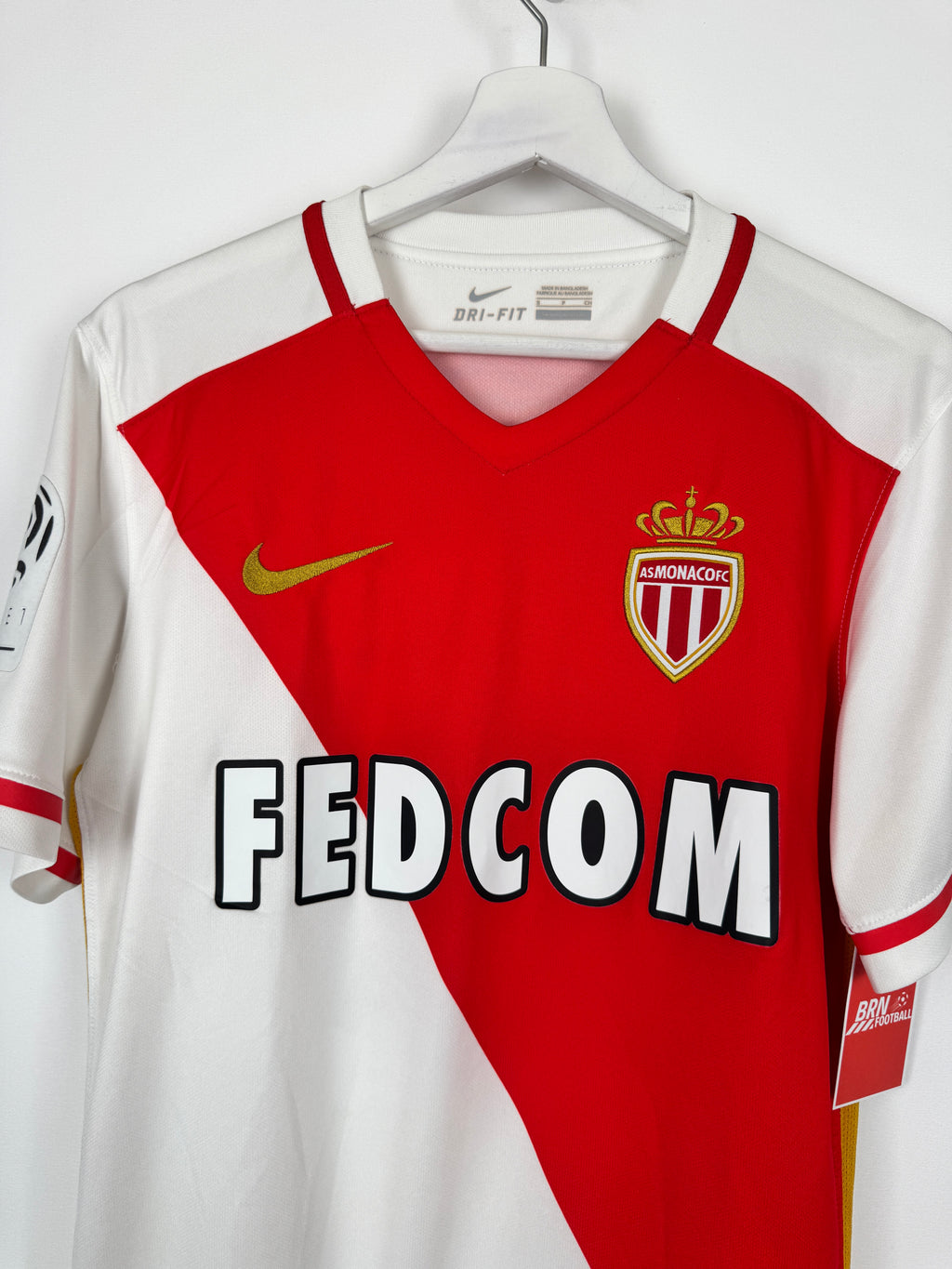 MONACO 2015/2016 HOME FOOTBALL JERSEY - MBAPPE #29 (S)