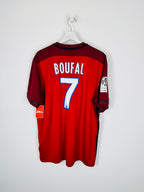 LILLE 2015/2016 HOME FOOTBALL JERSEY - BOUFAL #7 (XL)