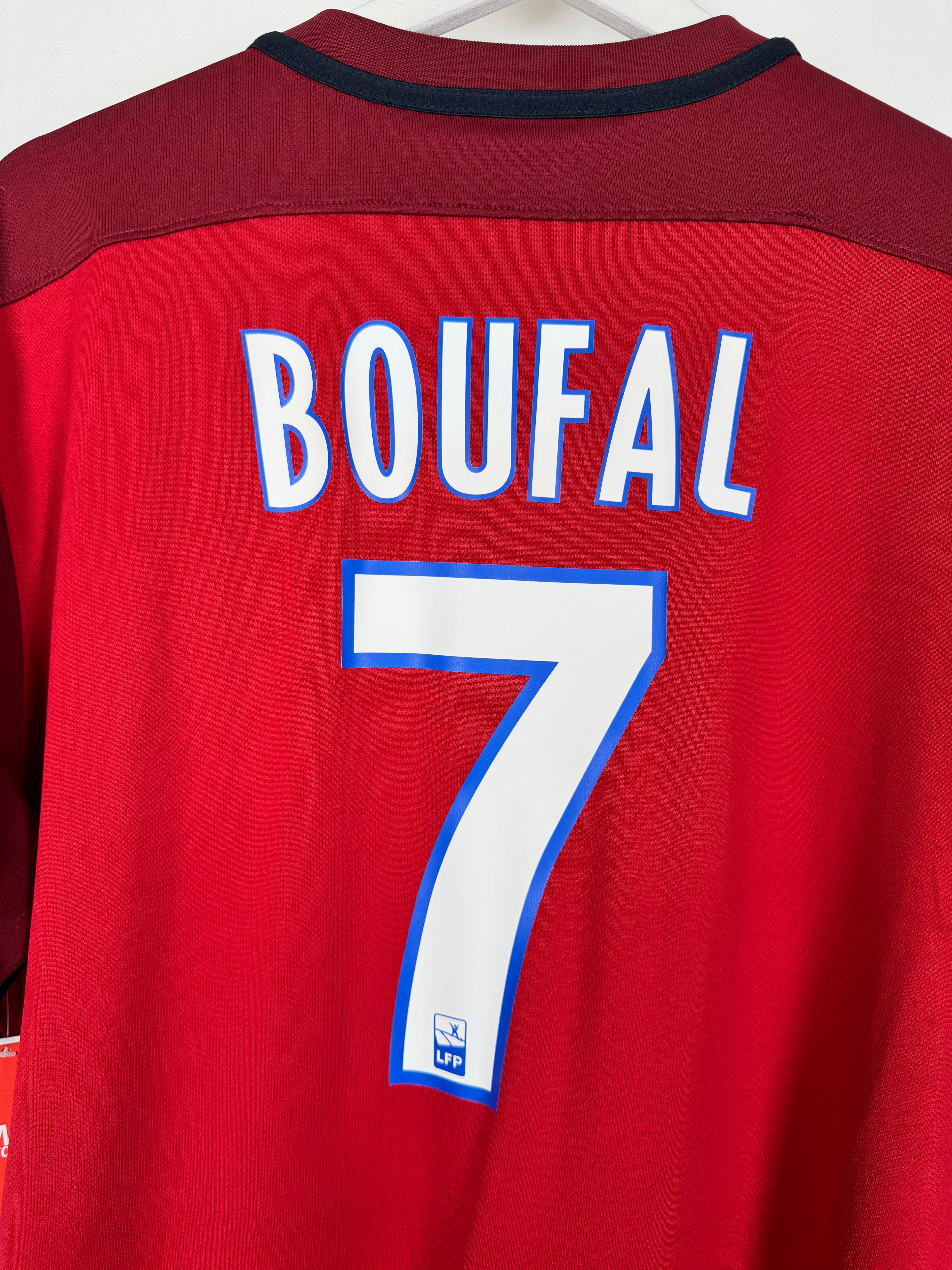 LILLE 2015/2016 HOME FOOTBALL JERSEY - BOUFAL #7 (XL)