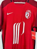 LILLE 2015/2016 HOME FOOTBALL JERSEY - BOUFAL #7 (XL)