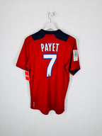LILLE 2012/2013 HOME FOOTBALL SHIRT - PAYET #7 (M)