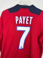 LILLE 2012/2013 HOME FOOTBALL SHIRT - PAYET #7 (M)