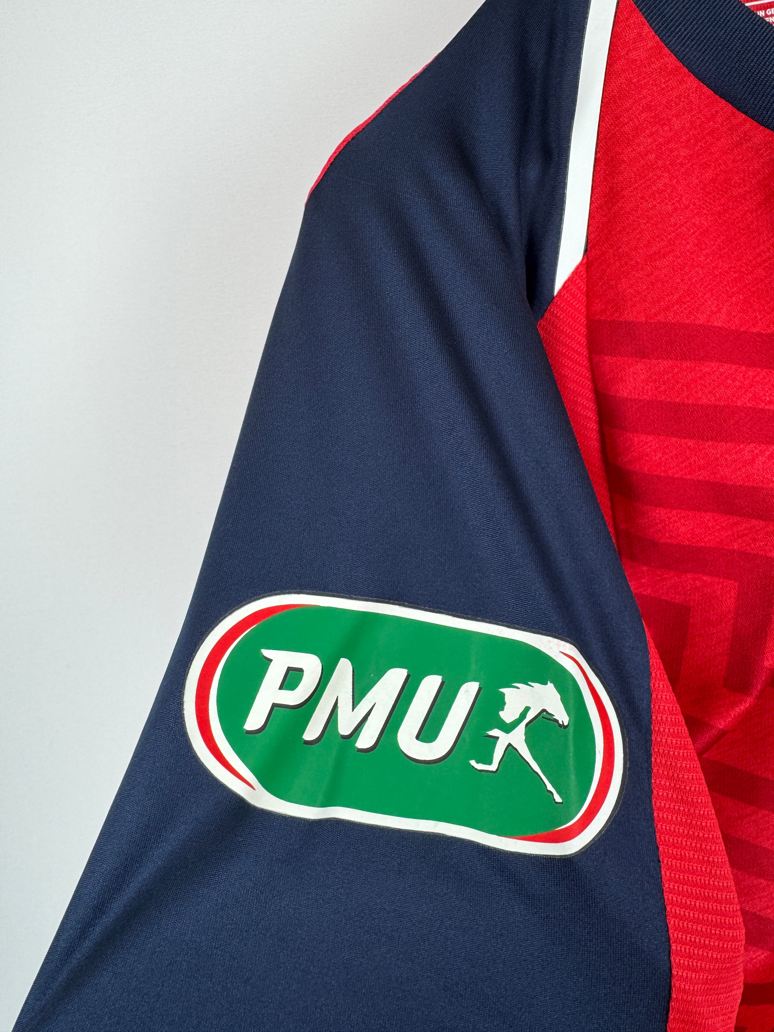 LILLE 2018/2019 HOME FRENCH CUP MATCH WORN FOOTBALL SHIRT - DUFOUR #12 (S/36)