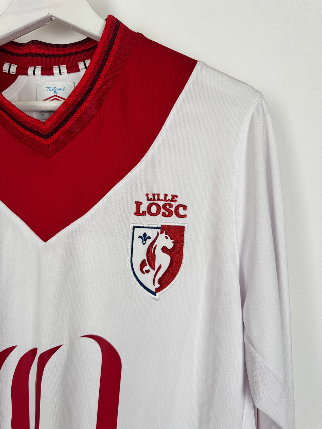 LILLE 2012/2013 AWAY LONG-SLEEVED FOOTBALL SHIRT - PAYET #7 (M)