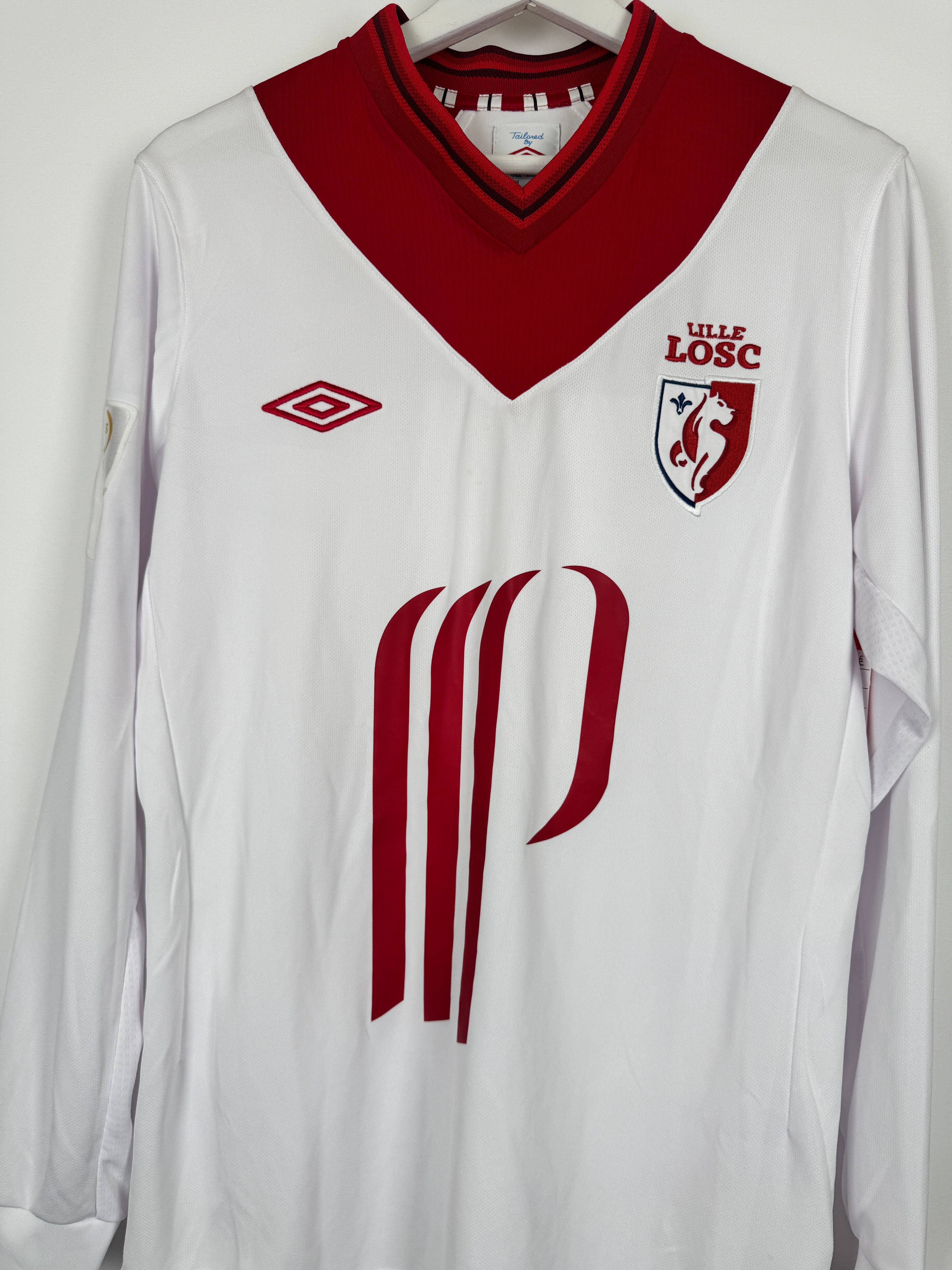 LILLE 2012/2013 AWAY LONG-SLEEVED FOOTBALL SHIRT - PAYET #7 (M)