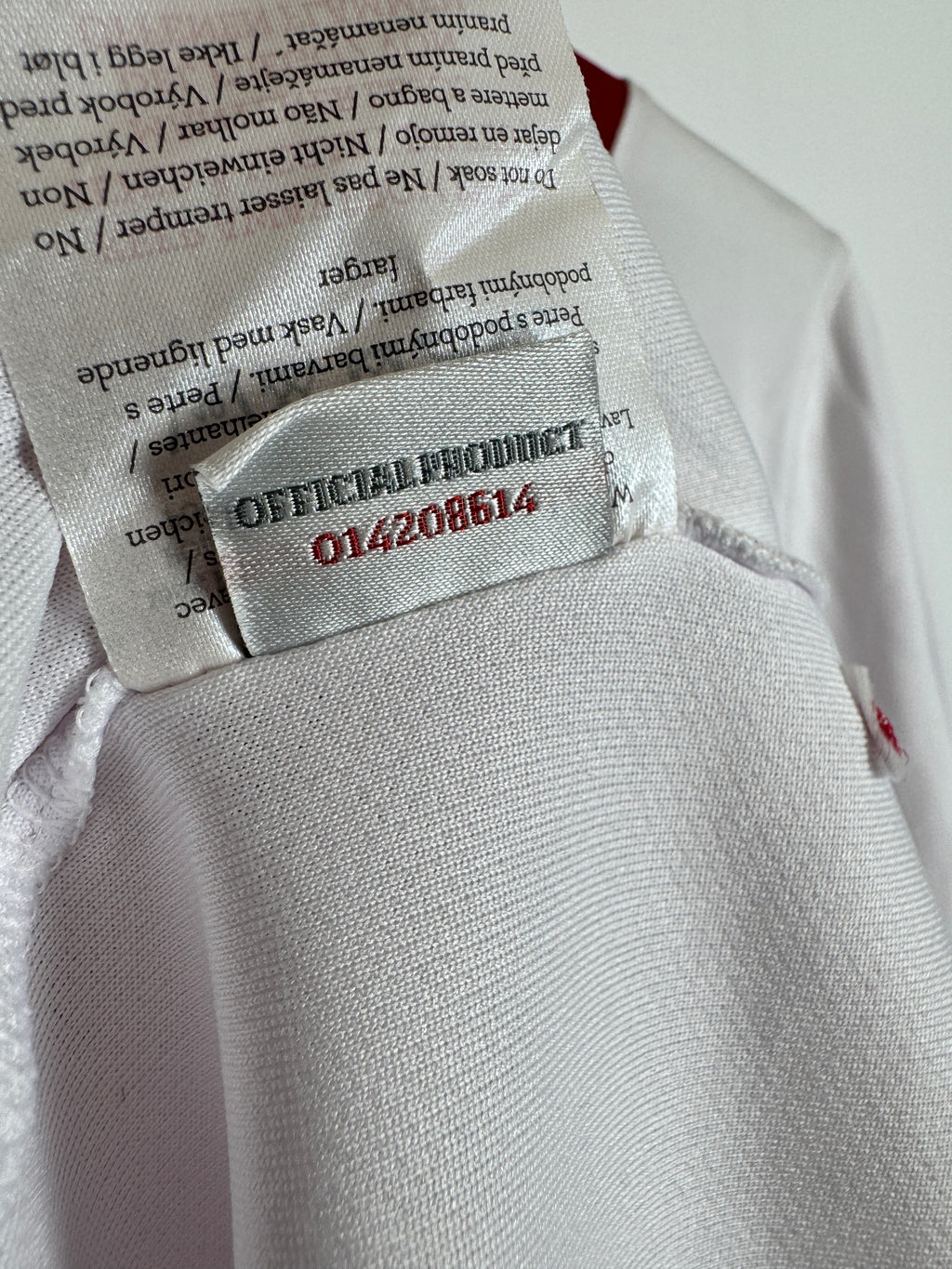 LILLE 2012/2013 AWAY LONG-SLEEVED FOOTBALL SHIRT - PAYET #7 (M)