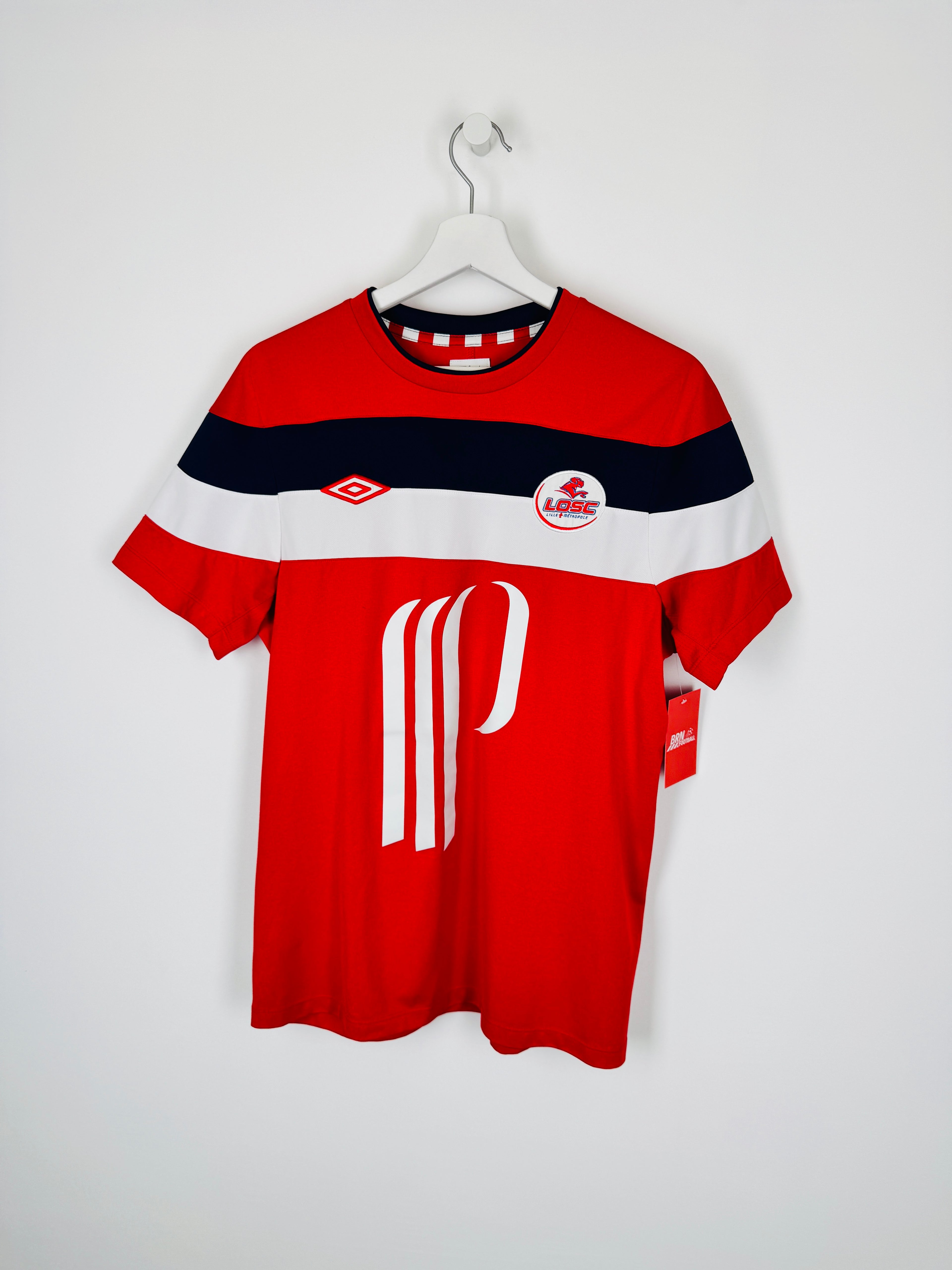 LILLE FOOTBALL SHIRT 2011/2012 HOME - HAZARD #10 (S)