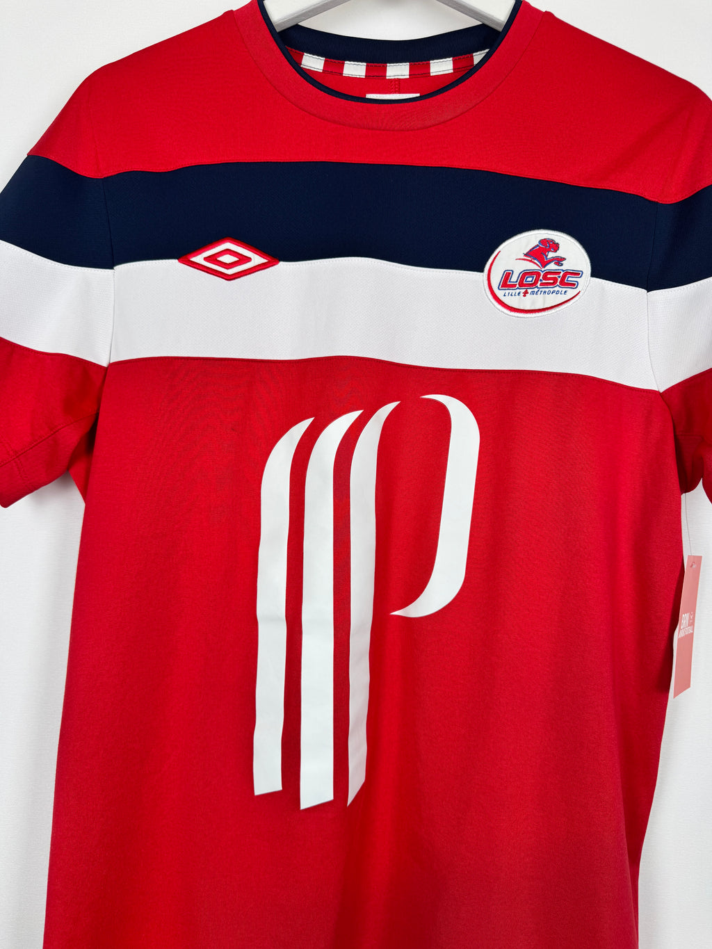 LILLE FOOTBALL SHIRT 2011/2012 HOME - HAZARD #10 (S)