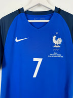 FRANCE NATIONAL FOOTBALL TEAM 2016 HOME JERSEY - GRIEZMANN #7 EURO FINAL (S)