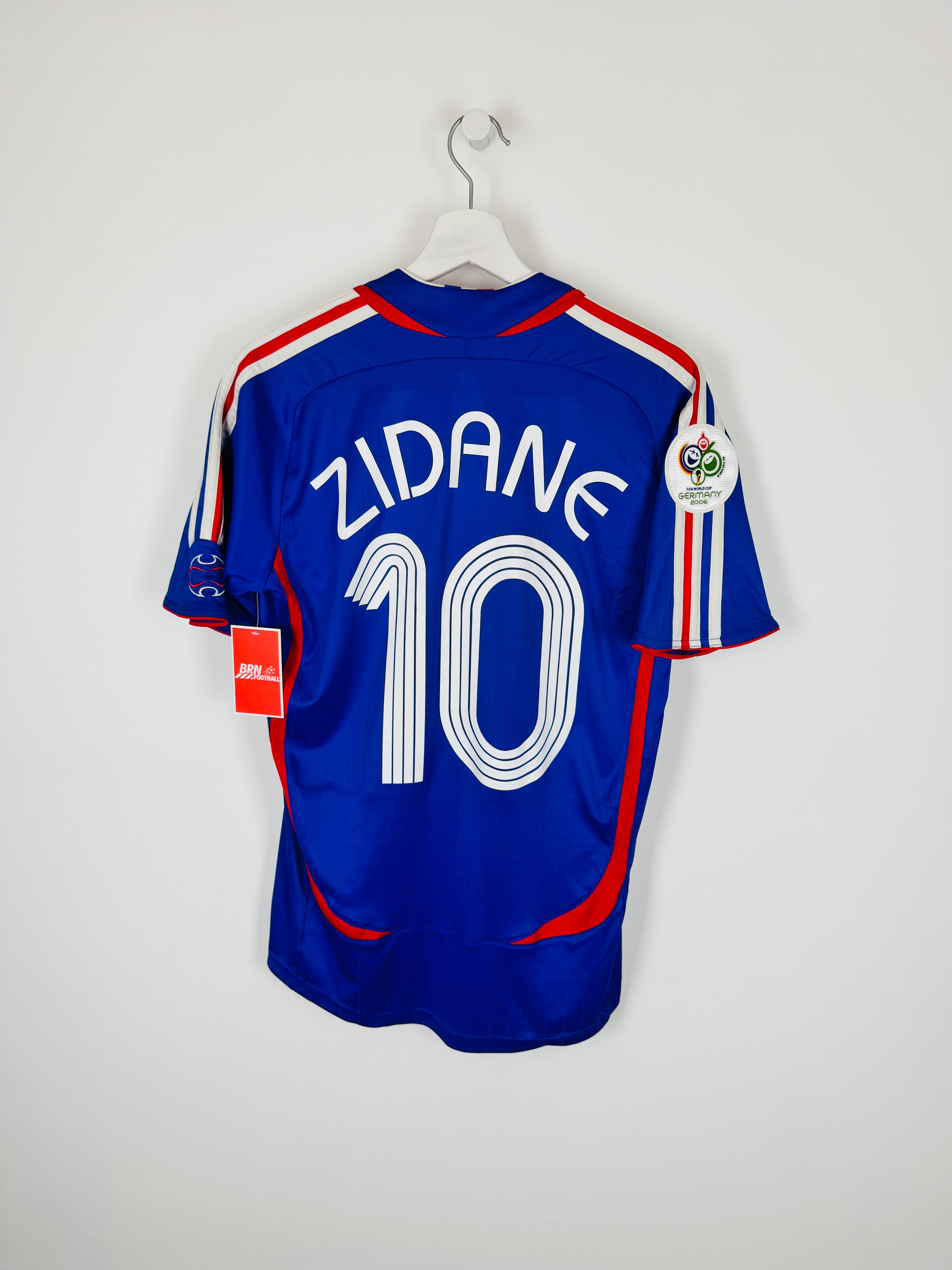 CAMISETA DE FÚTBOL SELECCIÓN FRANCESA 2006 LOCAL - ZIDANE #10 (S)