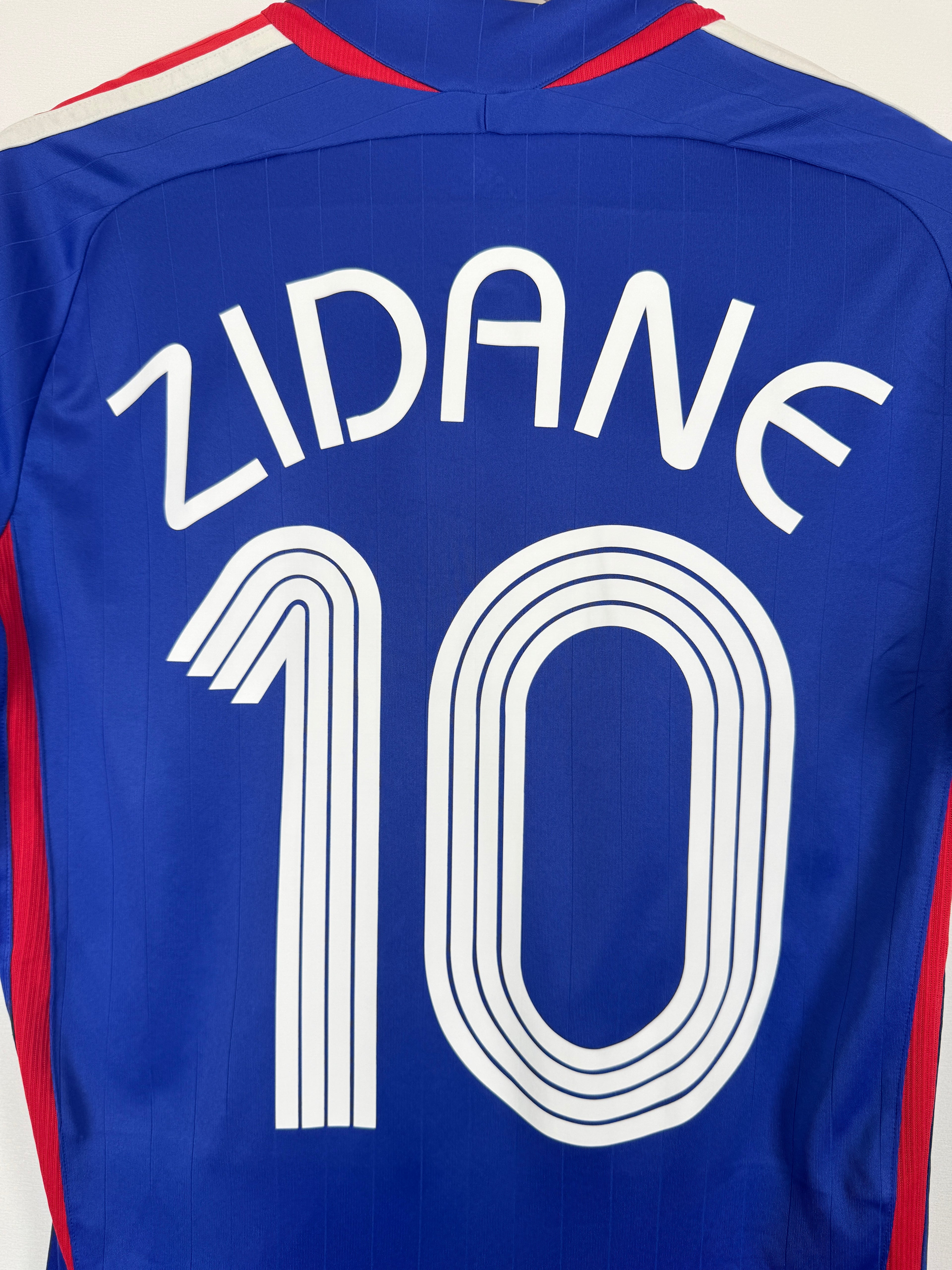 CAMISETA DE FÚTBOL SELECCIÓN FRANCESA 2006 LOCAL - ZIDANE #10 (S)