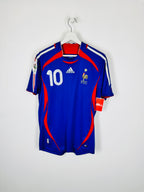 CAMISETA DE FÚTBOL SELECCIÓN FRANCESA 2006 LOCAL - ZIDANE #10 (S)