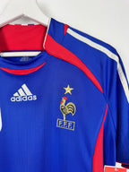 CAMISETA DE FÚTBOL SELECCIÓN FRANCESA 2006 LOCAL - ZIDANE #10 (S)