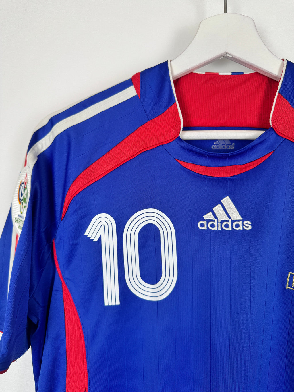CAMISETA DE FÚTBOL SELECCIÓN FRANCESA 2006 LOCAL - ZIDANE #10 (S)