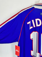 1998 FRANCE NATIONAL FOOTBALL TEAM HOME JERSEY - ZIDANE #10 (XL)