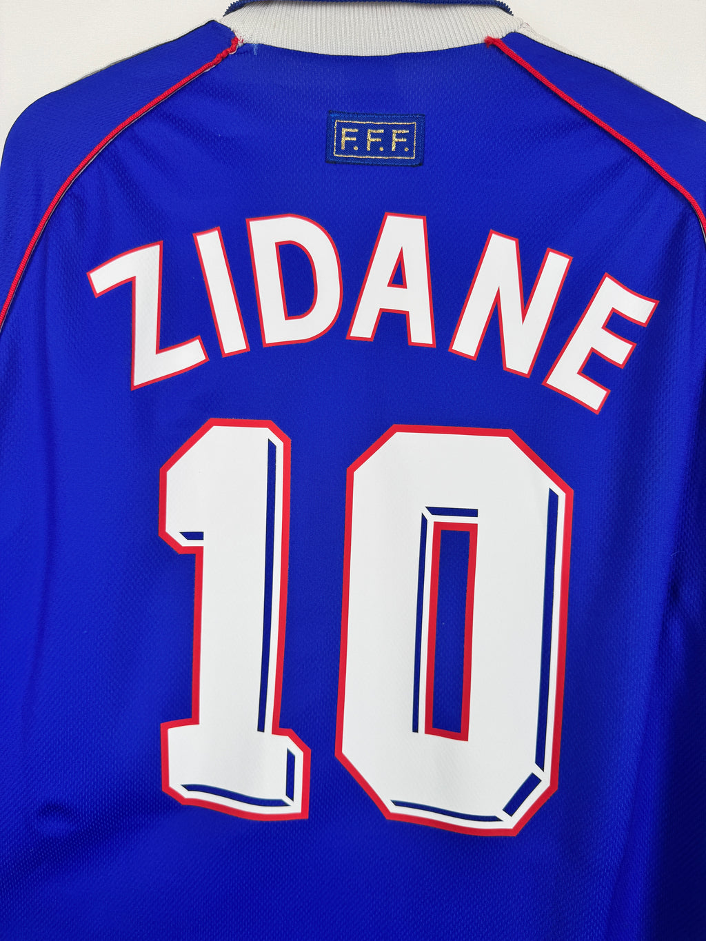 1998 FRANCE NATIONAL FOOTBALL TEAM HOME JERSEY - ZIDANE #10 (XL)