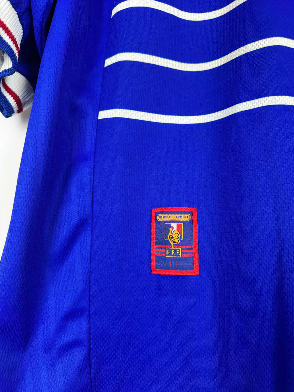 1998 FRANCE NATIONAL FOOTBALL TEAM HOME JERSEY - ZIDANE #10 (XL)