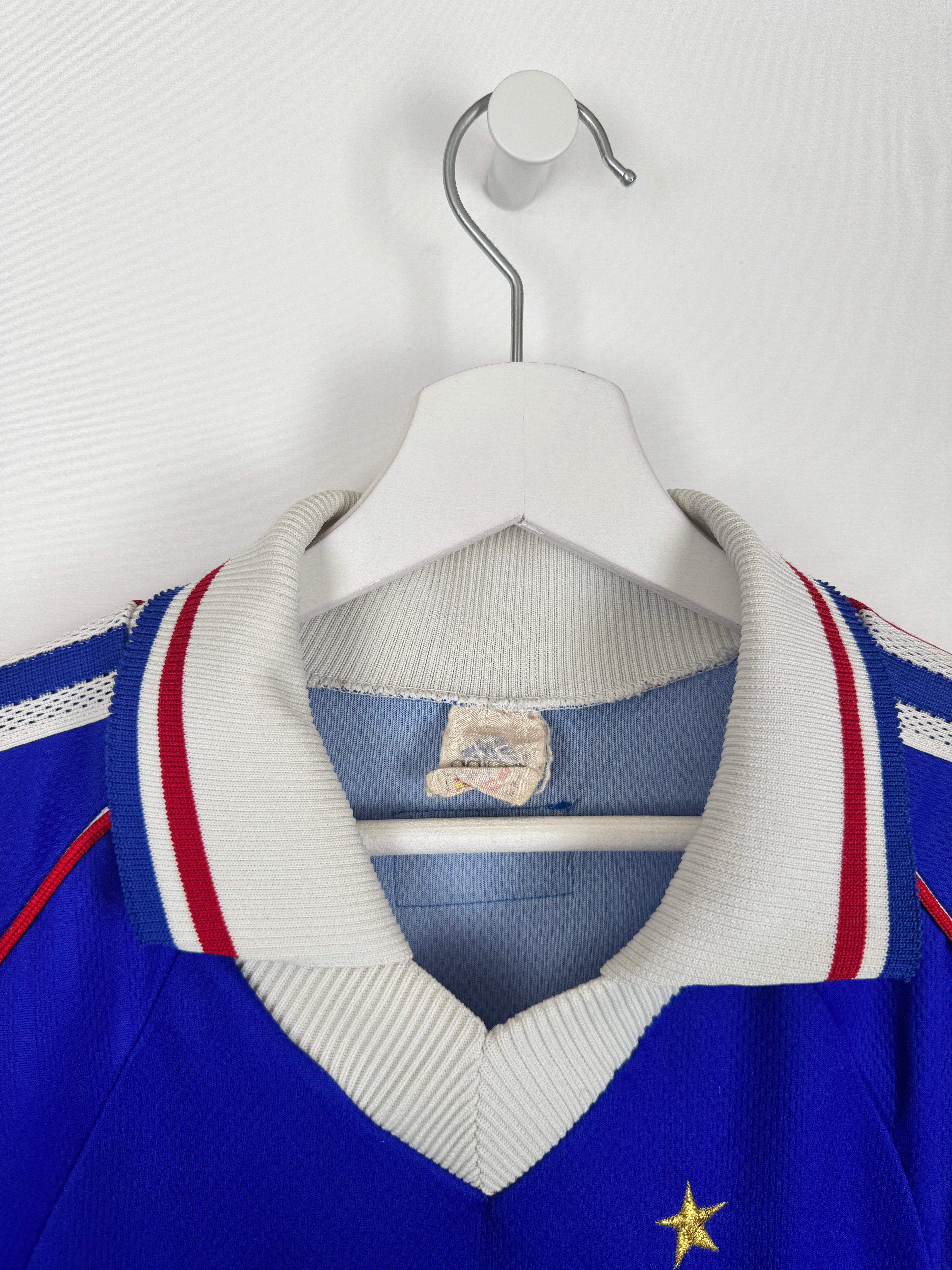 1998 FRANCE NATIONAL FOOTBALL TEAM HOME JERSEY - ZIDANE #10 (XL)