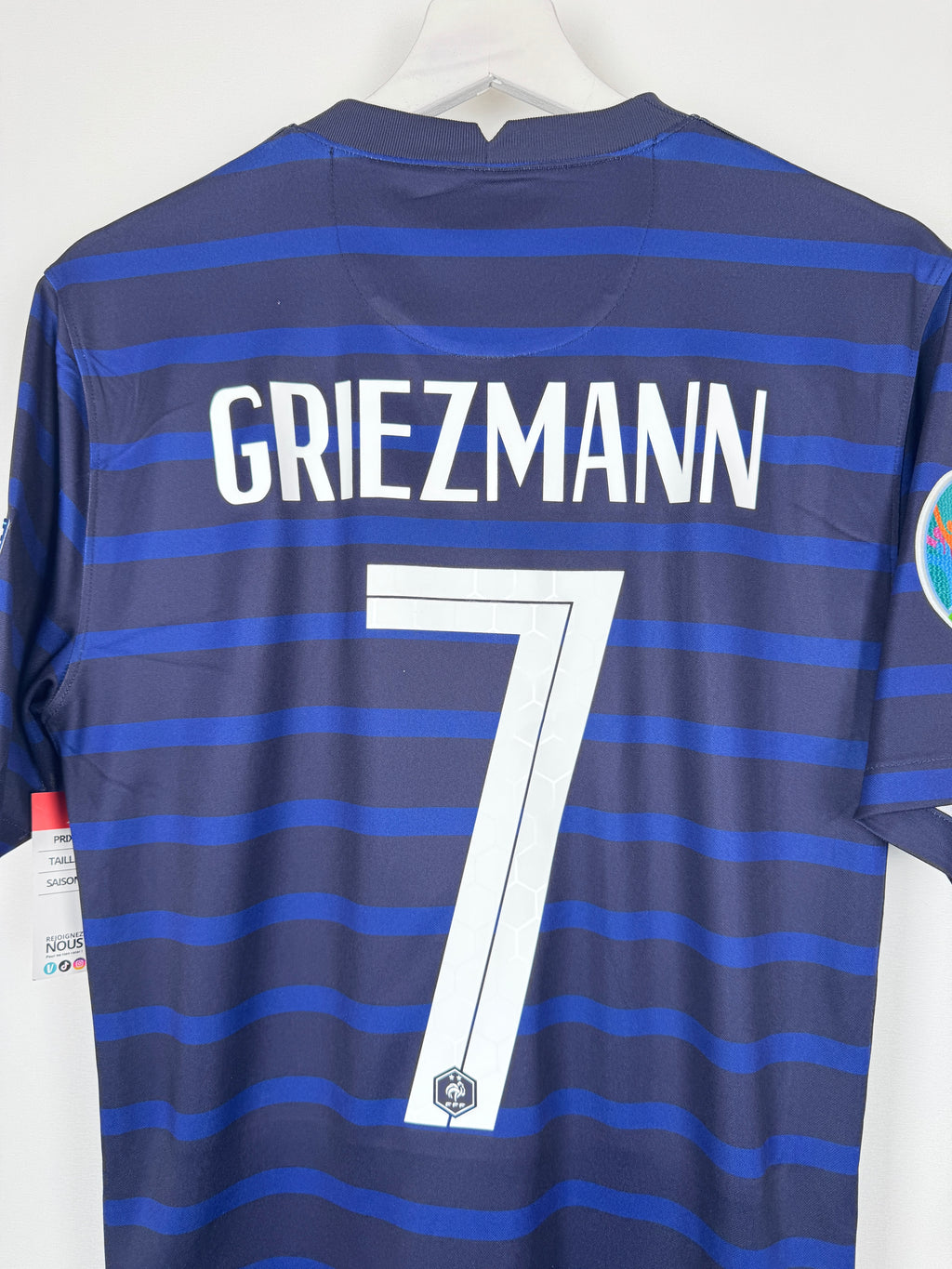 FRANCE NATIONAL FOOTBALL TEAM 2020 HOME JERSEY - GRIEZMANN #7 EURO 2021 (S)