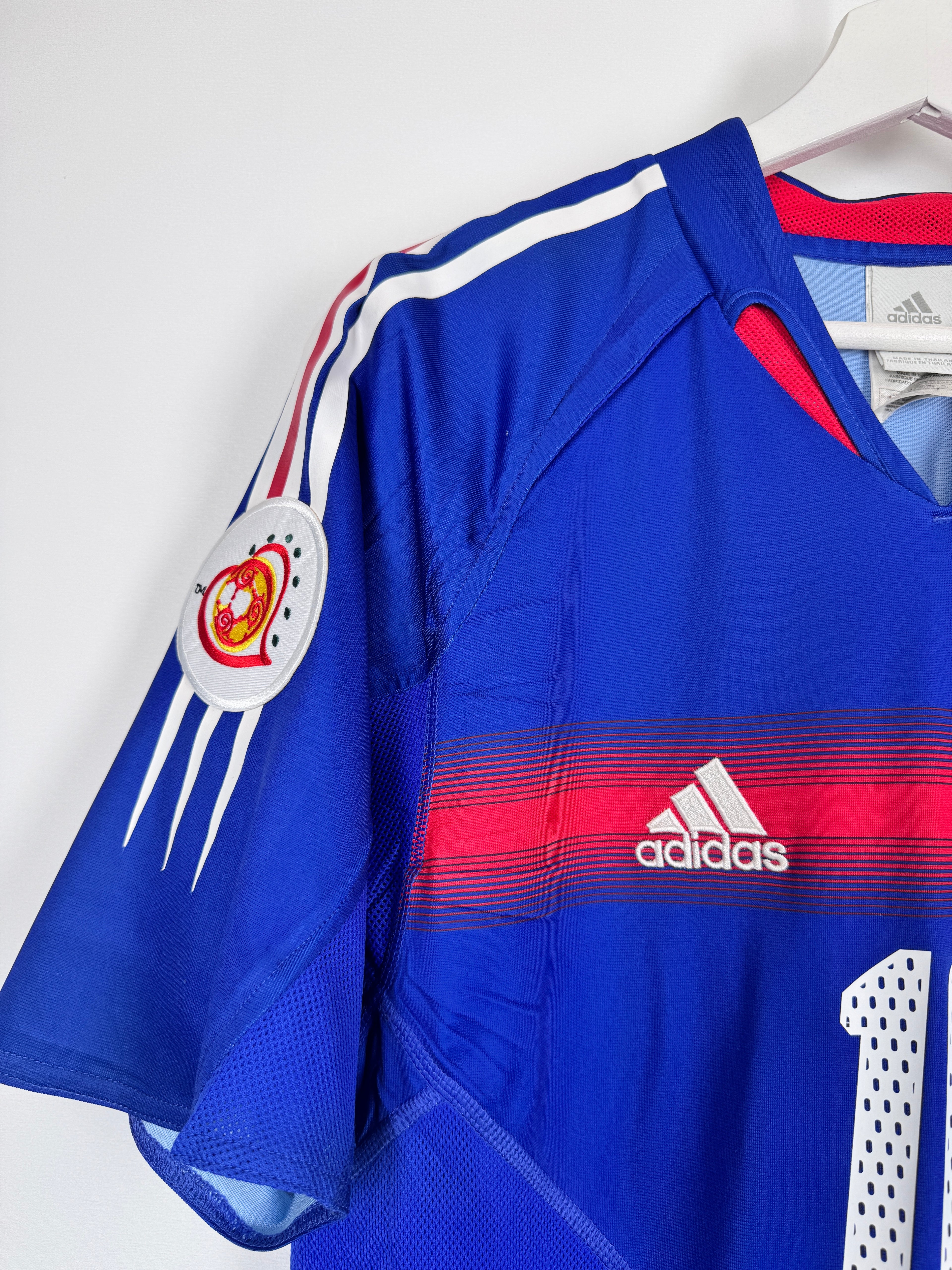 MAILLOT DE FOOTBALL ÉQUIPE DE FRANCE 2004 DOMICILE - ZINÉDINE ZIDANE #10 (M)
