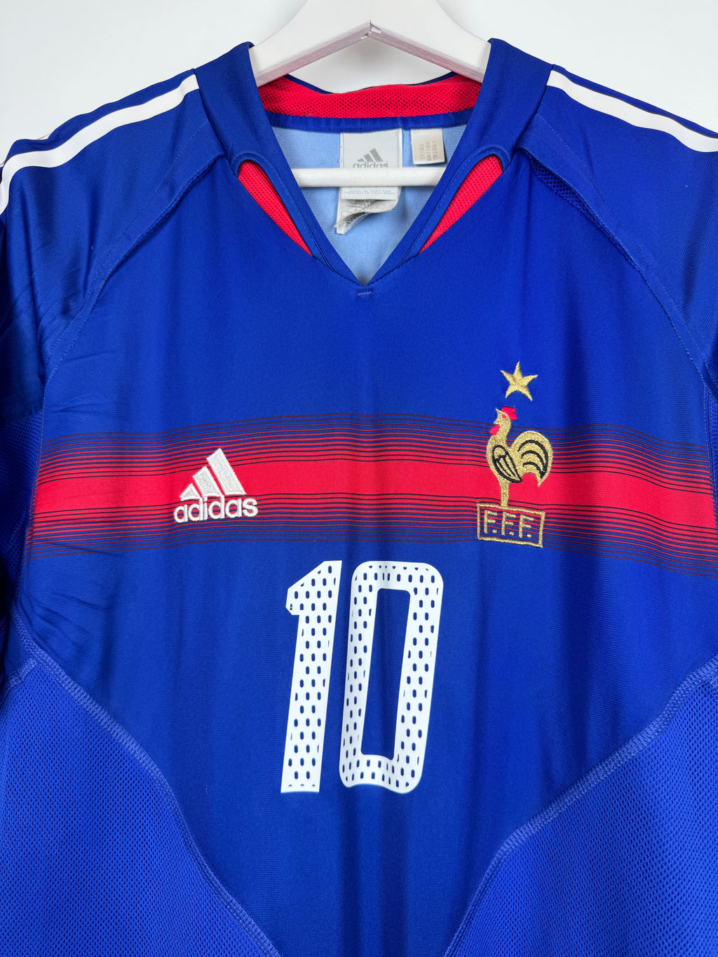 MAILLOT DE FOOTBALL ÉQUIPE DE FRANCE 2004 DOMICILE - ZINÉDINE ZIDANE #10 (M)