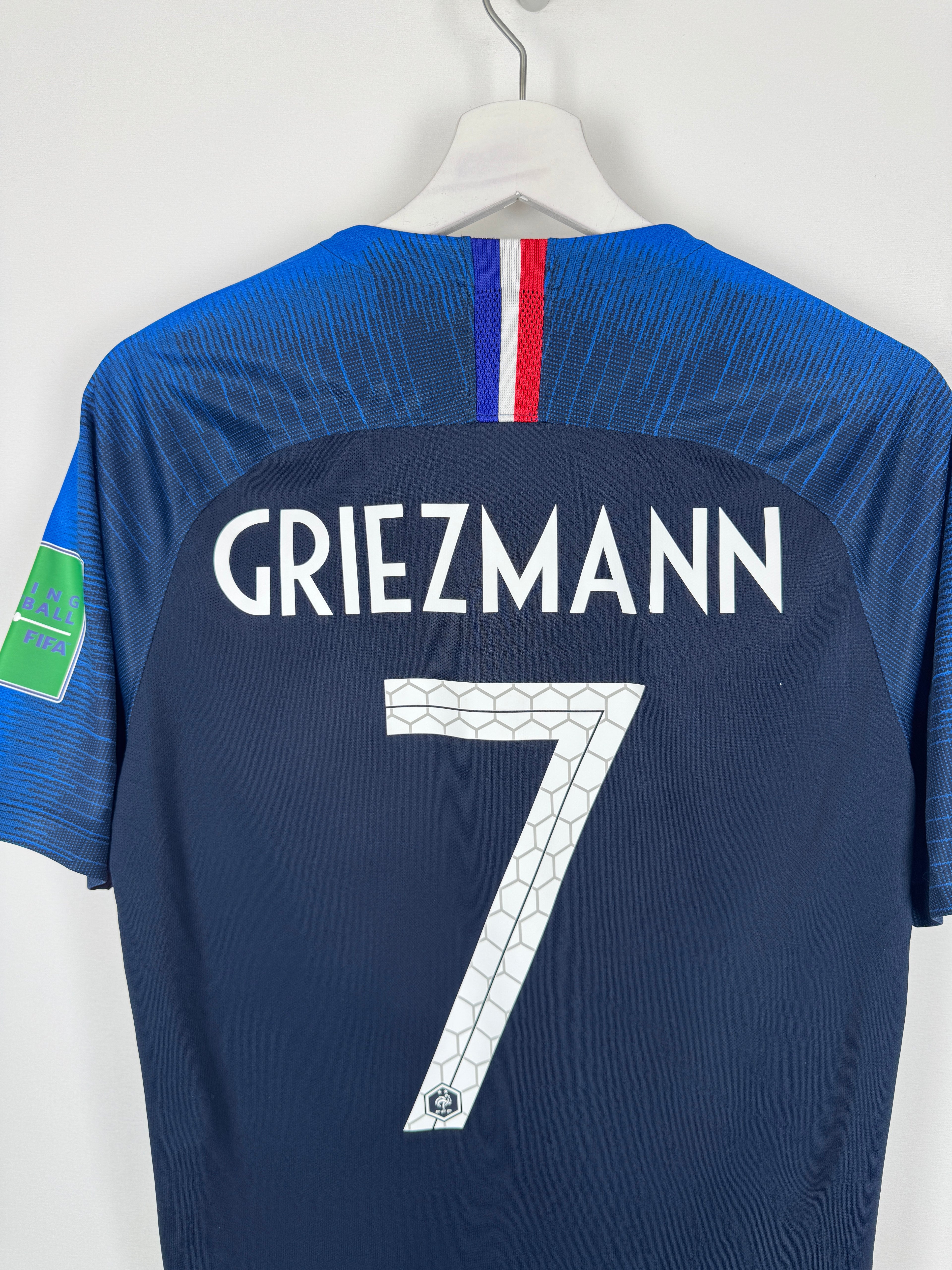 FRANCE 2018 HOME FOOTBALL JERSEY - GRIEZMANN #7 (S)