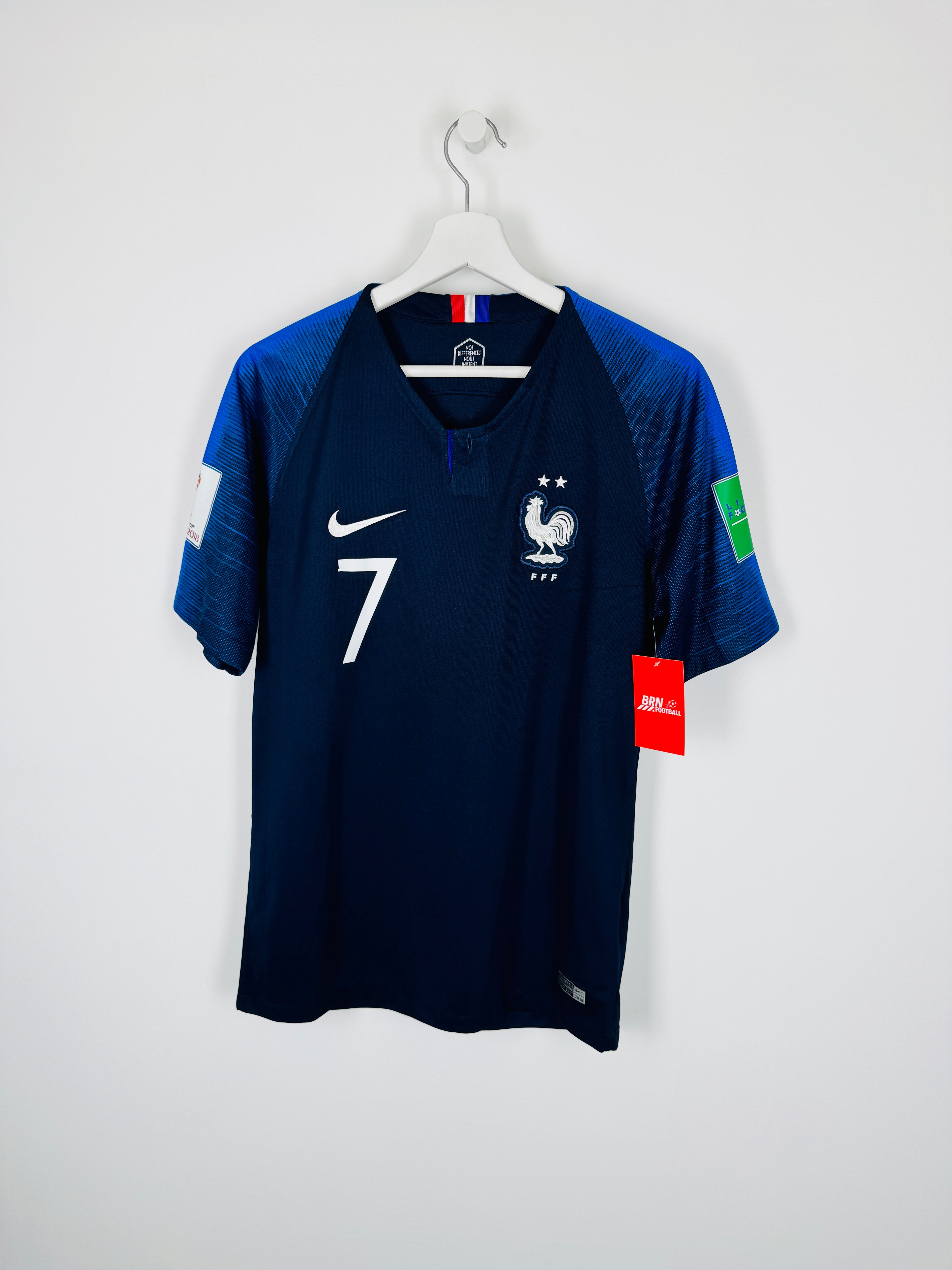 FRANCE 2018 HOME FOOTBALL JERSEY - GRIEZMANN #7 (S)