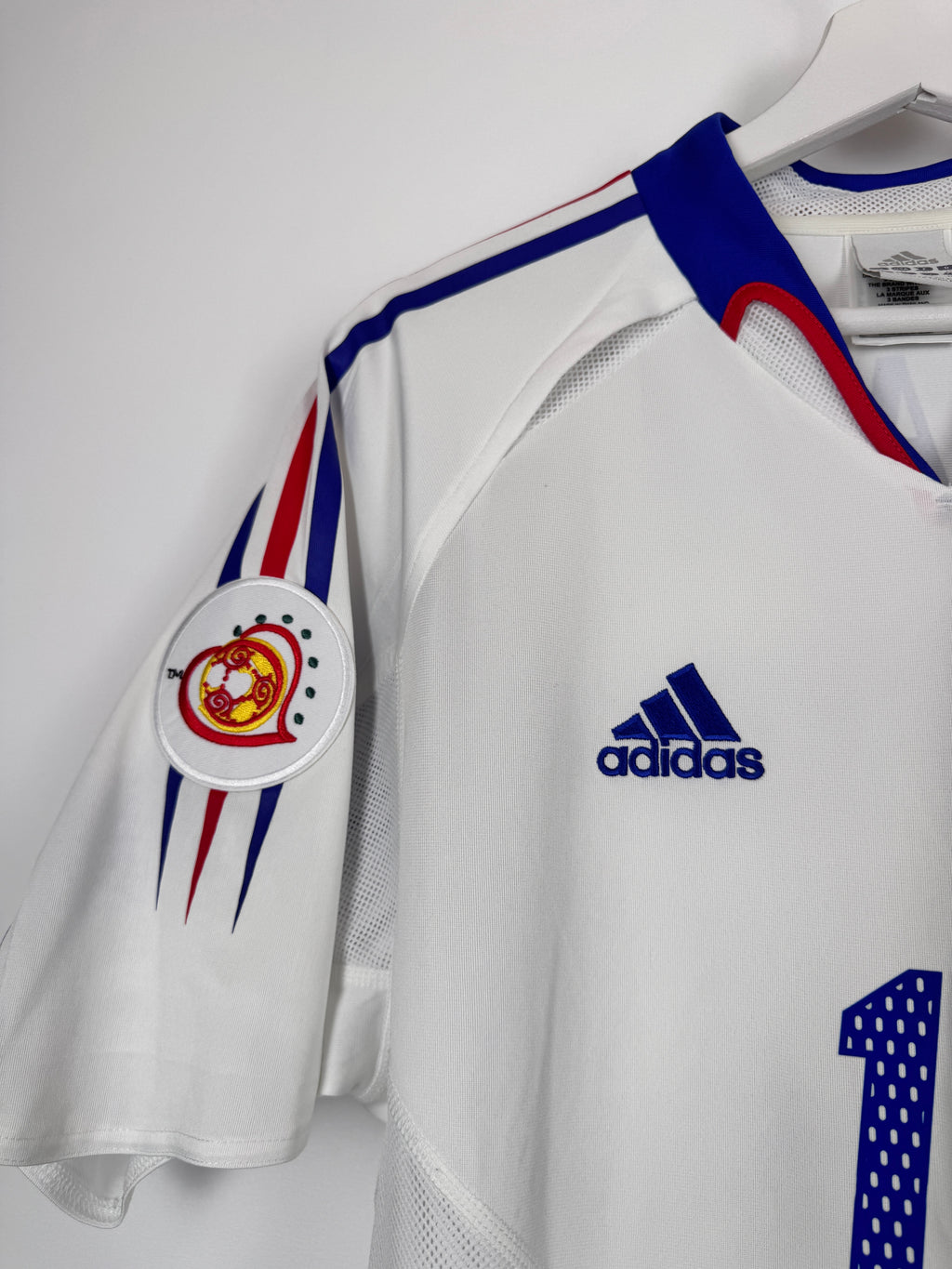 MAILLOT DE FOOTBALL ÉQUIPE DE FRANCE 2004 EXTÉRIEUR - ZINÉDINE ZIDANE #10 (M)