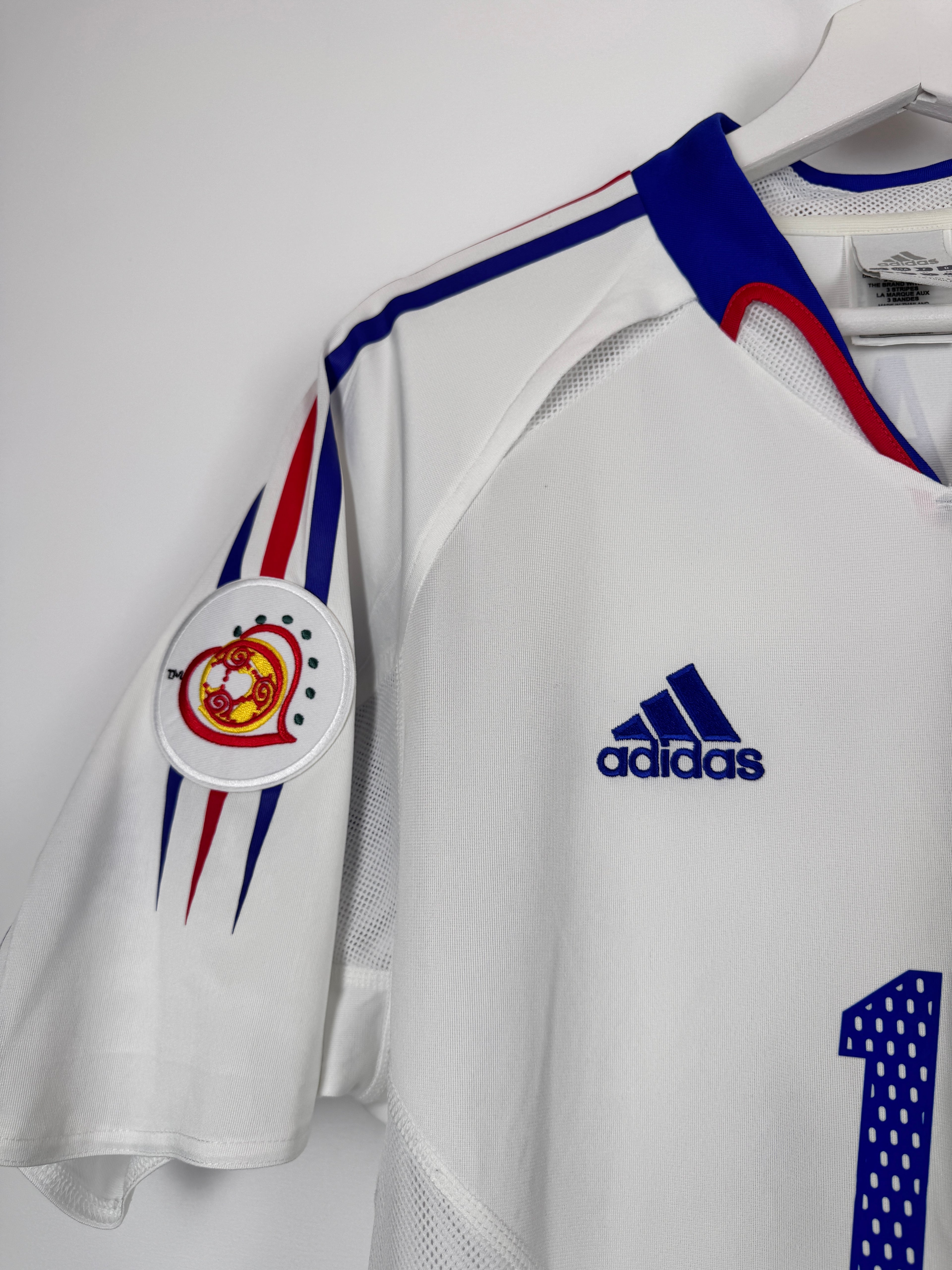 MAILLOT DE FOOTBALL ÉQUIPE DE FRANCE 2004 EXTÉRIEUR - ZINÉDINE ZIDANE #10 (M)