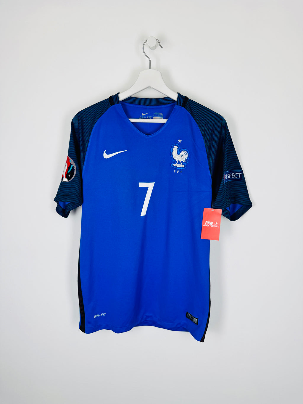CAMISETA DE FÚTBOL SELECCIÓN DE FRANCIA 2016 LOCAL - GRIEZMANN #7 (S)
