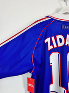 CAMISETA DE FÚTBOL SELECCIÓN DE FRANCIA 1998 LOCAL - ZIDANE #10 (XL)