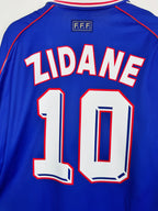 CAMISETA DE FÚTBOL SELECCIÓN DE FRANCIA 1998 LOCAL - ZIDANE #10 (XL)